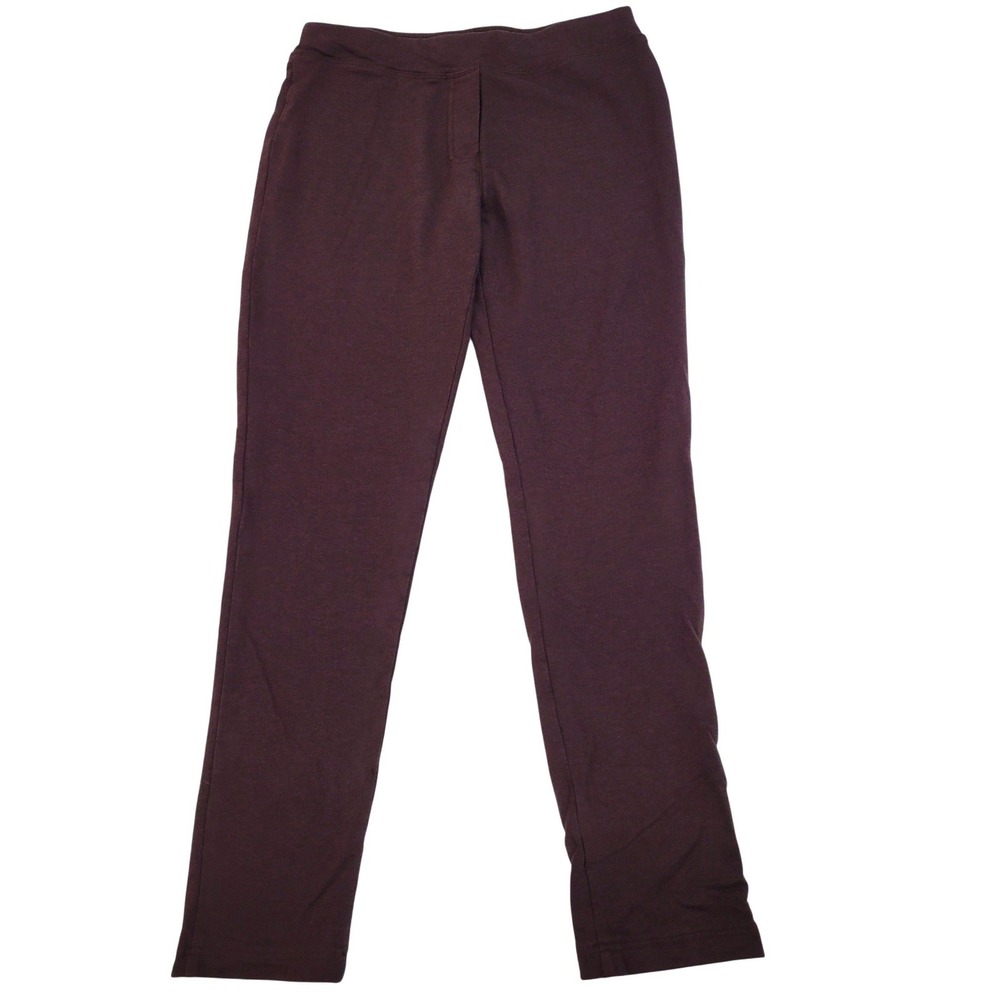 Adam Jacobs Pants Womens XS Brown Soft Stretch Knit Pull On Leggings Canada Made